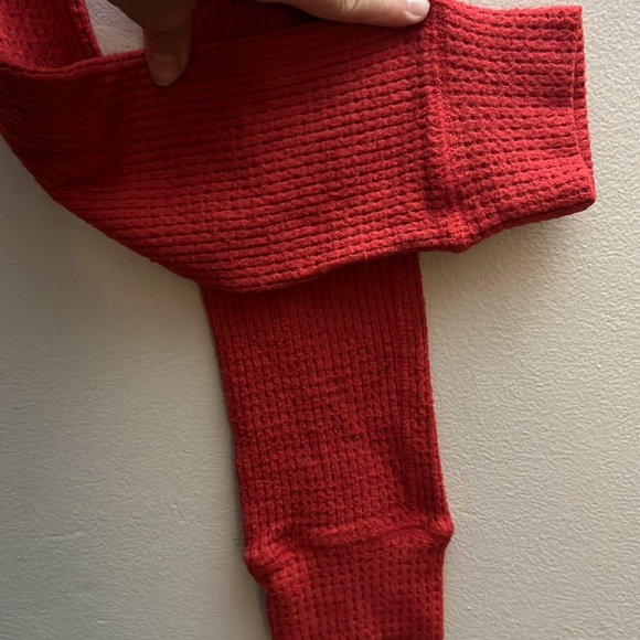 New price! Aerie red pj leggings-size small! EUC $15! - Picture 3 of 6